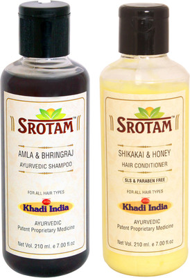 Srotam Amla & Bhringraj Shampoo And Shikakai & Honey Conditioner Sls-paraben Free (Set Of 1 Bottle Each)(Set of 2)
Srotam Amla & Bhringraj Shampoo And Shikakai & Honey Conditioner Sls-paraben Free (Set Of 1 Bottle Each)(Set of 2)