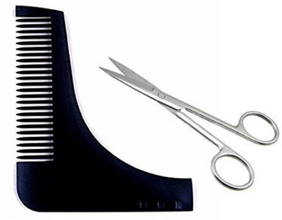 PELO Professional Styling Beard Comb And Moustache Scissors For Men, Beard Comb For Perfect Beard Lines, Scissors For Mustache Trimming, Pack Of 1(Set of 2)
PELO Professional Styling Beard Comb And Moustache Scissors For Men, Beard Comb For Perfect Beard Lines, Scissors For Mustache Trimming, Pack Of 1(Set of 2)