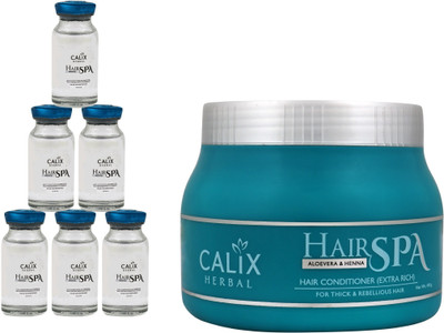 Calix Herbal Hair Spa Growth Oil (8ml x 6 Capsules) With Aloevera & Henna Hair Conditioner(Set of 1)
Calix Herbal Hair Spa Growth Oil (8ml x 6 Capsules) With Aloevera & Henna Hair Conditioner(Set of 1)