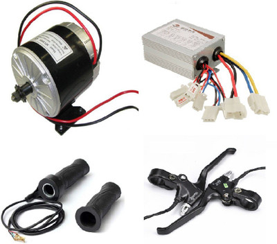 ROBOTONLINESTORE Motor with Controller, Twist Throttle, Diy Electric Bicycle Kit and E Break, 350W/24V (Black, My1016) Educational Electronic Hobby Kit
ROBOTONLINESTORE Motor with Controller, Twist Throttle, Diy Electric Bicycle Kit and E Break, 350W/24V (Black, My1016) Educational Electronic Hobby Kit