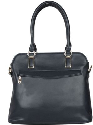 ENQLOZ Women Casual Black PU Satchel