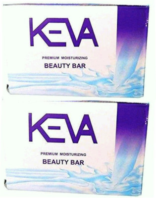 Keva Beauty Soap Herbal moisturiser formula(100 g, Pack of 2)