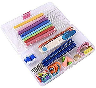 Cubern 51 Pcs / Set Needle Arts Crochet Set Knitting Craft Weaving Plastic Yarn Sewing Tools ( 51 Pcs / Set Needle Arts Crochet Set)
Cubern 51 Pcs / Set Needle Arts Crochet Set Knitting Craft Weaving Plastic Yarn Sewing Tools ( 51 Pcs / Set Needle Arts Crochet Set)