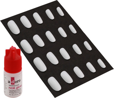 Ear Lobe & Accessories 20Pcs Reasable Nails With Glue (501-D) White(Pack of 20)
Ear Lobe & Accessories 20Pcs Reasable Nails With Glue (501-D) White(Pack of 20)