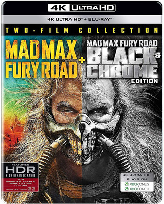 Mad Max: Fury Road (Steelbook) (4K UHD + Blu-ray - Black & Chrome Edition) (3-Disc)(4K(UHD) Blu-ray English)