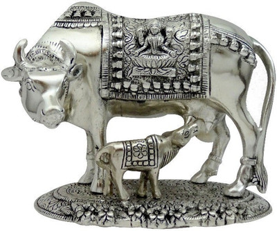 Rajasthan Craft Art White Metal Cow and Calf Large Size Decorative Showpiece - 8.5 cm(Aluminium, White)
Rajasthan Craft Art White Metal Cow and Calf Large Size Decorative Showpiece - 8.5 cm(Aluminium, White)