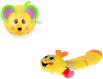 Miss & Chief Pack of 2 Cute Caterpillar and Mouse Friction Powered Moving Wind Up Chain Toy(Multicolor)
Miss & Chief Pack of 2 Cute Caterpillar and Mouse Friction Powered Moving Wind Up Chain Toy(Multicolor)