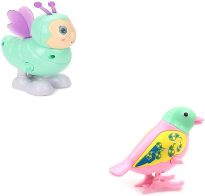 Miss & Chief Pack of 2 Cute Bee and Sparrow Friction Powered Moving Wind Up Chain Toy(Multicolor)
Miss & Chief Pack of 2 Cute Bee and Sparrow Friction Powered Moving Wind Up Chain Toy(Multicolor)