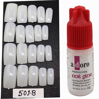 Ear Lobe & Accessories 20 Pcs Personal/Professional Reusable French Nails With Glue(501B) White(Pack of 20)
Ear Lobe & Accessories 20 Pcs Personal/Professional Reusable French Nails With Glue(501B) White(Pack of 20)