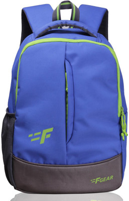 F Gear Ferrari 21.0 L Backpack(Blue, Grey), Blue;green