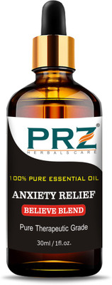 PRZ ANXIETY RELIEF BELIEVE BLEND ESSENTIAL Oil (30ml) Pure Therapeutic Grade(30 ml)
PRZ ANXIETY RELIEF BELIEVE BLEND ESSENTIAL Oil (30ml) Pure Therapeutic Grade(30 ml)