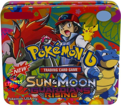 Charming Treasures Pokemon Sun and Moon Guardians Rising Trading Card Game with Metal Box Board Game
Charming Treasures Pokemon Sun and Moon Guardians Rising Trading Card Game with Metal Box Board Game