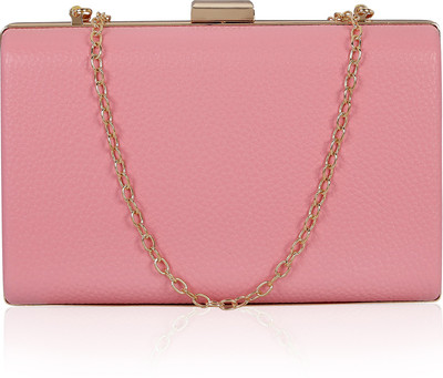 Kleio Party Orange Clutch