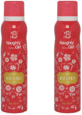 Naughty Girl WILD FLOWER Deodorant for Women- Pack of 2 (150ml each) Body Spray - For Women(150 ml, Pack of 2)
Naughty Girl WILD FLOWER Deodorant for Women- Pack of 2 (150ml each) Body Spray - For Women(150 ml, Pack of 2)