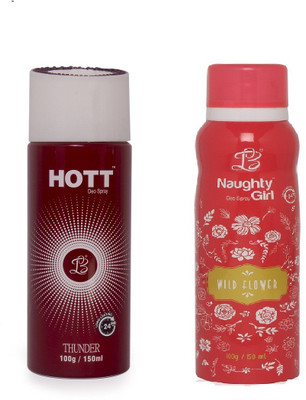 Lyla Blanc Mens THUNDER & WILD FLOWER - (Set of 2, No Gas Deodorant for Couple) (150ml each) Body Spray - For Men(150 ml, Pack of 2)
Lyla Blanc Mens THUNDER & WILD FLOWER - (Set of 2, No Gas Deodorant for Couple) (150ml each) Body Spray - For Men(150 ml, Pack of 2)