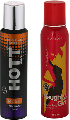 Lyla Blanc Mens MUSK & FASHION - (Set of 2, No Gas Deodorant for Couple) (150ml each) Perfume Body Spray - For Men(150 ml, Pack of 2)
Lyla Blanc Mens MUSK & FASHION - (Set of 2, No Gas Deodorant for Couple) (150ml each) Perfume Body Spray - For Men(150 ml, Pack of 2)