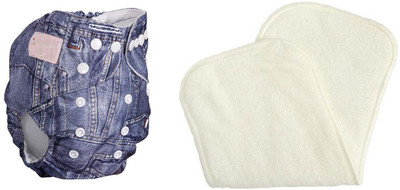 Baby Shopiieee Reusable diaper, cloth diaper, baby diaper with 3 layer microfiber insert Pad - (3-24 Months) - Denim - L
Baby Shopiieee Reusable diaper, cloth diaper, baby diaper with 3 layer microfiber insert Pad - (3-24 Months) - Denim - L