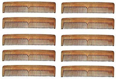 PELO Original Handmade Neem Wood Comb Set, Hygienic And Pure Neem Wood Comb For Men And Women, Pack Of 1
PELO Original Handmade Neem Wood Comb Set, Hygienic And Pure Neem Wood Comb For Men And Women, Pack Of 1
