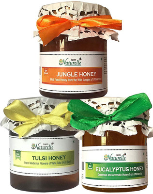 Farm Naturelle Farm Naturelle-(Free Cinnamon Powder Rs.69/-) Raw Natural Unprocessed Tulsi Forest Flower Honey & Jungle Flower Forest Honey & Eucalyptus Flower Honey (250 Gms x 3) (Ayurved Recommended)-Huge Medicinal Value(750 ml, Pack of 3)
Farm Naturelle Farm Naturelle-(Free Cinnamon Powder Rs.69/-) Raw Natural Unprocessed Tulsi Forest Flower Honey & Jungle Flower Forest Honey & Eucalyptus Flower Honey (250 Gms x 3) (Ayurved Recommended)-Huge Medicinal Value(750 ml, Pack of 3)