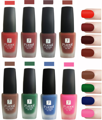 Flickr Velvet Matte Nail Polish Combo Red,Reddish Maroon,Maroon,Nude,Brown,Blue,Green,Pink(Pack of 8)
Flickr Velvet Matte Nail Polish Combo Red,Reddish Maroon,Maroon,Nude,Brown,Blue,Green,Pink(Pack of 8)
