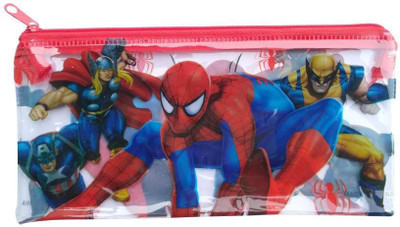 Apsara Zip Pouch Exclusive Shopee, Spiderman Art Plastic Pencil Box(Set of 1, Red) 
Apsara Zip Pouch Exclusive Shopee, Spiderman Art Plastic Pencil Box(Set of 1, Red)