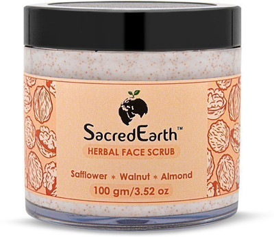 SacredEarth Herbal Face Scrub - Premium Formula With Safflower, Walnut and Almond Scrub(100 g)
SacredEarth Herbal Face Scrub - Premium Formula With Safflower, Walnut and Almond Scrub(100 g)