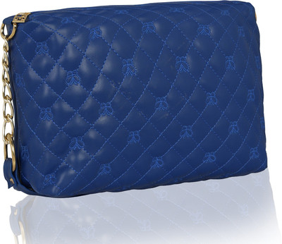 Kleio Women Casual Blue PU Sling Bag