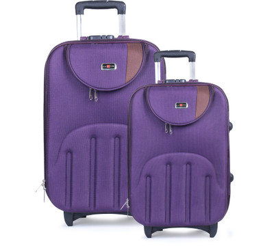 STALIN Luggage Combo Set (Pack of 2) Purple Trolley Bag (Cabin Luggage) Inch And 40 Liter ( Check In Luggage) 24 Inches 50 Liter Capacity Cabin Luggage - inch(Purple
STALIN Luggage Combo Set (Pack of 2) Purple Trolley Bag (Cabin Luggage) Inch And 40 Liter ( Check In Luggage) 24 Inches 50 Liter Capacity Cabin Luggage - inch(Purple