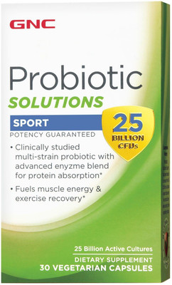 GNC Probiotic Soultions Sport - 25 Billion CFUs- 30 Capsules(30 No)