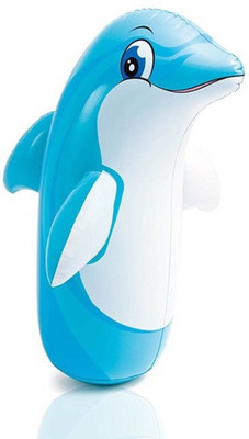 Royal Collections Blue Inflatable Plastic Hit Me Dolphin(Blue)