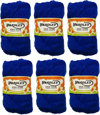 yardley Hand Knitting Art Craft Soft Fingering Crochet Hook Yarn, Needle Knitting Thread For Wool Ball Hand Knitting Art Craft Soft Fingering Crochet Hook Yarn, Needle Knitting Thread Dyed Blue Color Pack Of 6
yardley Hand Knitting Art Craft Soft Fingering Crochet Hook Yarn, Needle Knitting Thread For Wool Ball Hand Knitting Art Craft Soft Fingering Crochet Hook Yarn, Needle Knitting Thread Dyed Blue Color Pack Of 6