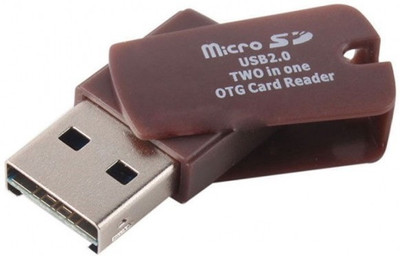 Oxza Micro SD O Card Reader(Brown) 
Oxza Micro SD O Card Reader(Brown)