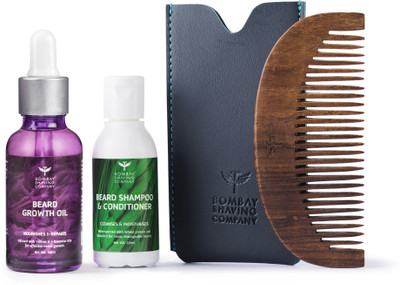 Bombay Shaving Company Beard Growth Oil 30ml & 20ml Wash with Beard Comb (Mint-scented)(Set of 3)
Bombay Shaving Company Beard Growth Oil 30ml & 20ml Wash with Beard Comb (Mint-scented)(Set of 3)