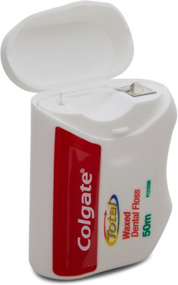 Colgate Waxed Dental Floss FOR IMPROVED MOUTH HEALTH(Pack of 6)