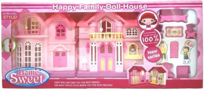 sawan shopping mart Happy family doll house Princess Miniature Bedroom Doll House(PINK)(Pink)
sawan shopping mart Happy family doll house Princess Miniature Bedroom Doll House(PINK)(Pink)