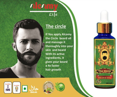 Alcamy The Circle Beard Growth oil Hair Oil(40 ml)