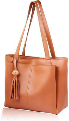 Limra Arts Hand-held Bag(Brown)