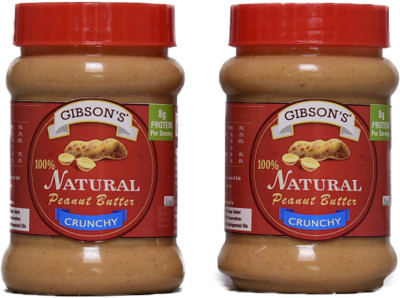 GIBSON'S 100% Natural Peanut Butter Crunchy (Unsweetened ) ( 200 g Pack of 2 ) 400g ( Pack of 2 ) 400 g(Pack of 2)
GIBSON'S 100% Natural Peanut Butter Crunchy (Unsweetened ) ( 200 g Pack of 2 ) 400g ( Pack of 2 ) 400 g(Pack of 2)