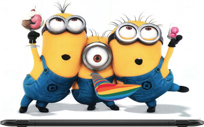 Lapower Sweet minions Vinyl Laptop Decal 15.6