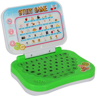 white popcorn BEN 10 LEARNING LAPTOP (MULTI COLOUR)(Green)
