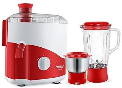 Maharaja Whiteline ODACIO 450-WATT Juicer Mixer Grinder with 2 JAR (Happiness Red & White) 23 Juicer Mixer Grinder(WHITE & RED, 2 Jars)
Maharaja Whiteline ODACIO 450-WATT Juicer Mixer Grinder with 2 JAR (Happiness Red & White) 23 Juicer Mixer Grinder(WHITE & RED, 2 Jars)