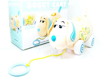 Skywalk Pull Along Dog Cart with Rotating Head Musical Toys for Kids ( Toys for 1 Year+ Boys and Girls )(Multicolor)
Skywalk Pull Along Dog Cart with Rotating Head Musical Toys for Kids ( Toys for 1 Year+ Boys and Girls )(Multicolor)