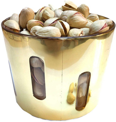 Neotea Dry Pista Nuts with Gold Round Gift Box Pistachios(250 g, Festive Gift Box)
Neotea Dry Pista Nuts with Gold Round Gift Box Pistachios(250 g, Festive Gift Box)