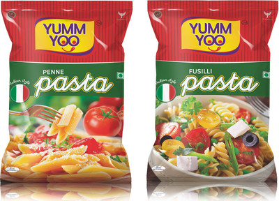 yummyoo Jhandewalas Penne, Fusilli Pasta(Pack of 2, 1000 g)