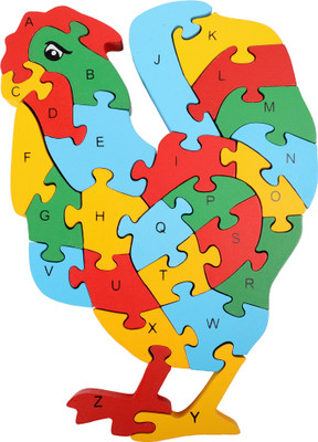DAISYLIFE Natural Wooden Multi-Coloured Jigsaw Puzzle for Kids, Children's Indoor Games | Chicken(26 Pieces)
DAISYLIFE Natural Wooden Multi-Coloured Jigsaw Puzzle for Kids, Children's Indoor Games | Chicken(26 Pieces)