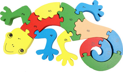 DAISYLIFE Natural Wooden Multi-Coloured Jigsaw Puzzle for Kids, Children's Indoor Games | Lizard(13 Pieces)
DAISYLIFE Natural Wooden Multi-Coloured Jigsaw Puzzle for Kids, Children's Indoor Games | Lizard(13 Pieces)