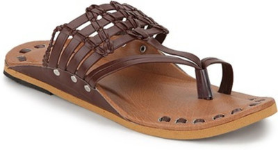 Risingone Men Brown Flats