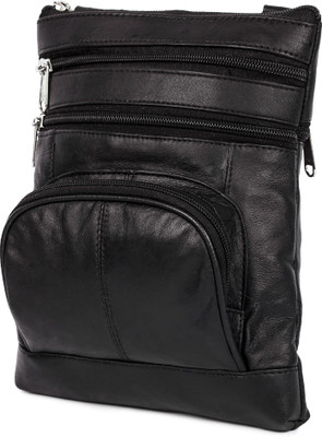 Leather 11 Women Casual Black Genuine Leather Shoulder Bag
