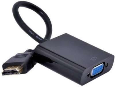 ROAR TV-out Cable SHR_459S HDMI to VGA Cable compatible for laptop/PC/TV/Tablet/Projector/Xbox(Black, For Computer)
ROAR TV-out Cable SHR_459S HDMI to VGA Cable compatible for laptop/PC/TV/Tablet/Projector/Xbox(Black, For Computer)