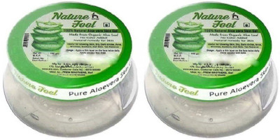 natuer feel 100% Natural Aloe Vera Skin Gel 150g x 4 (600 g)(300 g)